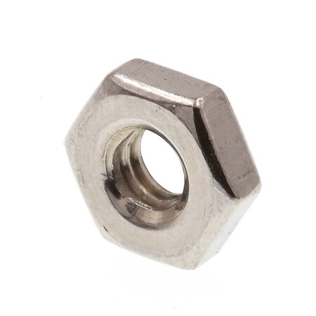 Prime-Line Machine Screw Nut, #8-32, 18-8 Stainless Steel, Not Graded, Plain, 100 PK 9074154